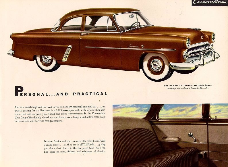 1952 Ford Brochure Page 4